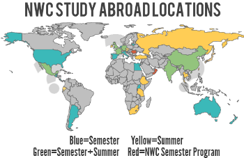 NWC Study Abroad Locations